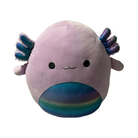 Squishmallow ARCHIE Axolotl Purple Holographic Gills Belly - Picture 2 of 4